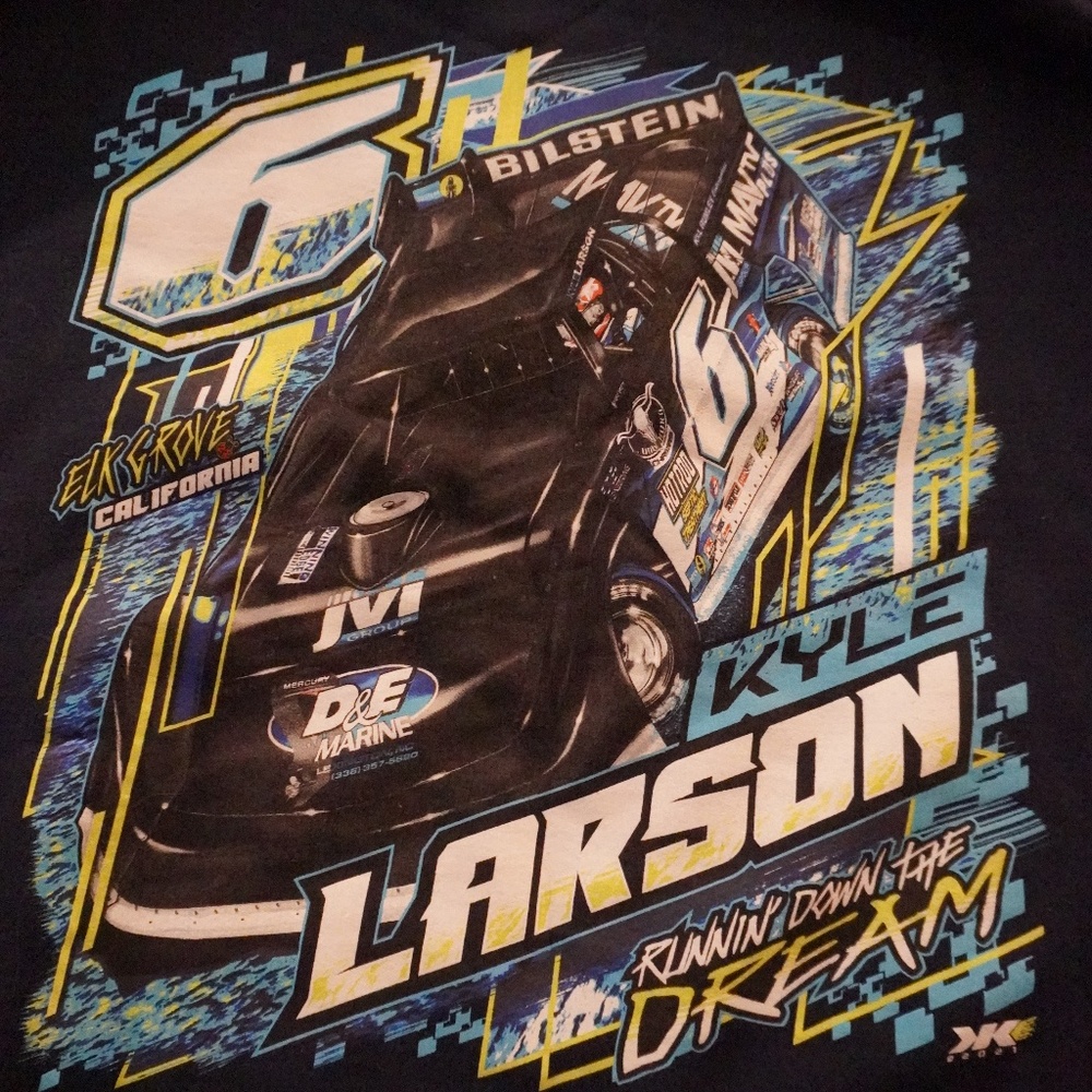Kyle Larson Dirt Late Model Hoodie